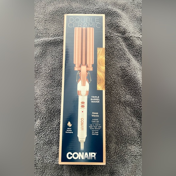 Conair Double Ceramic Triple Barrel Waver new never opened - Picture 1 of 6